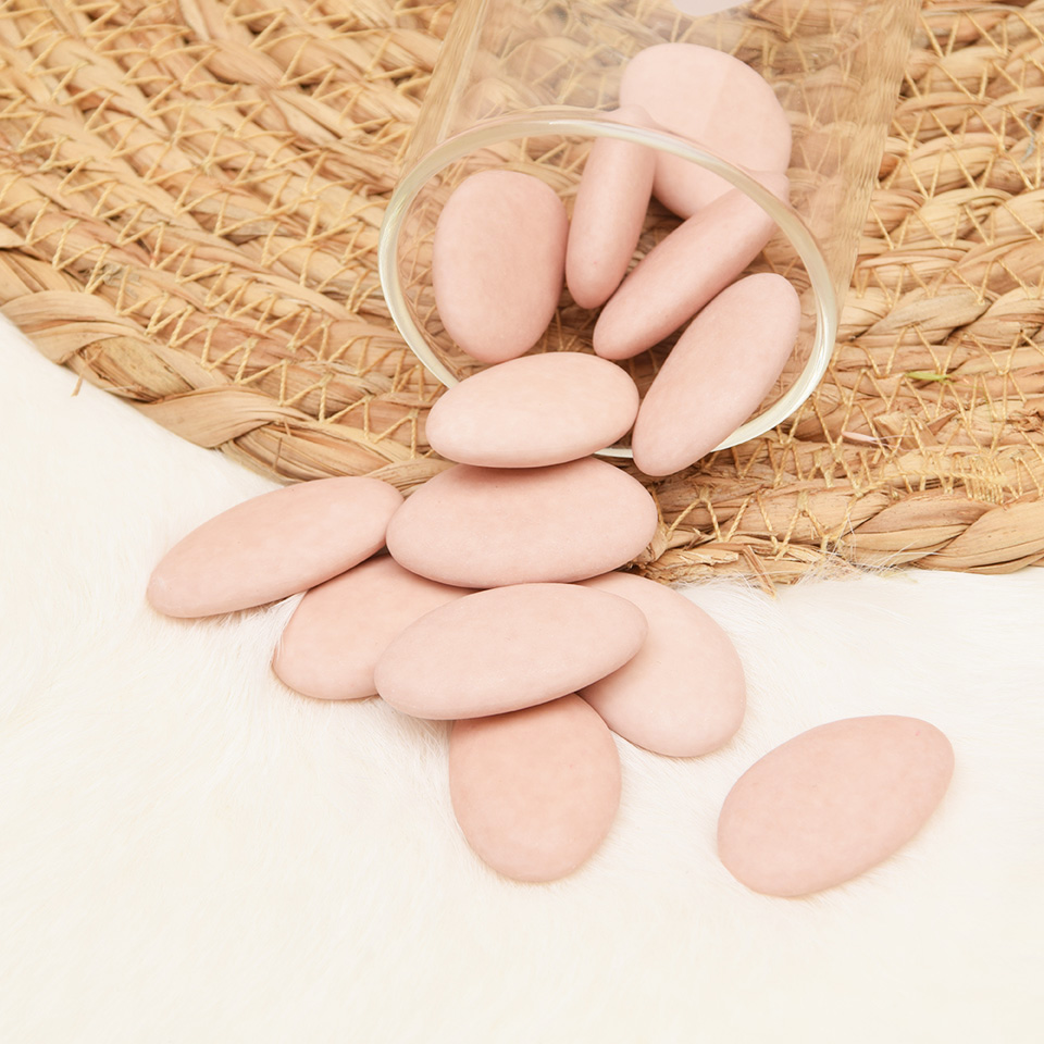 Dragees - PC vintage pink mat