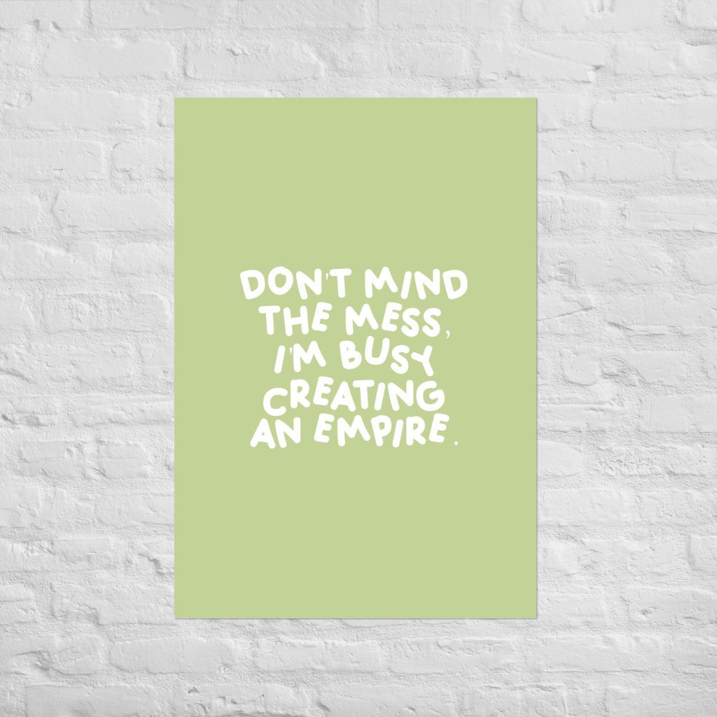 Poster - empire - groen