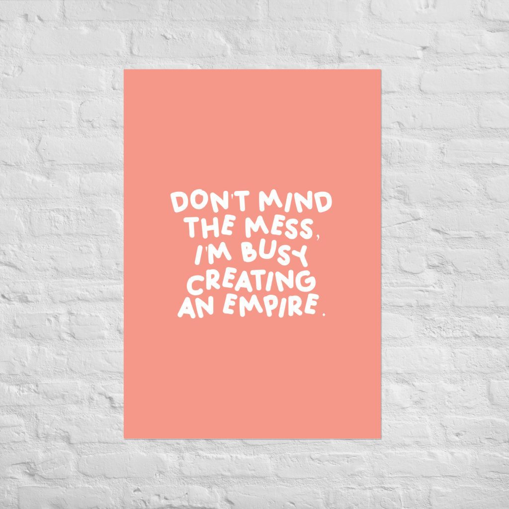 Poster - empire - roze