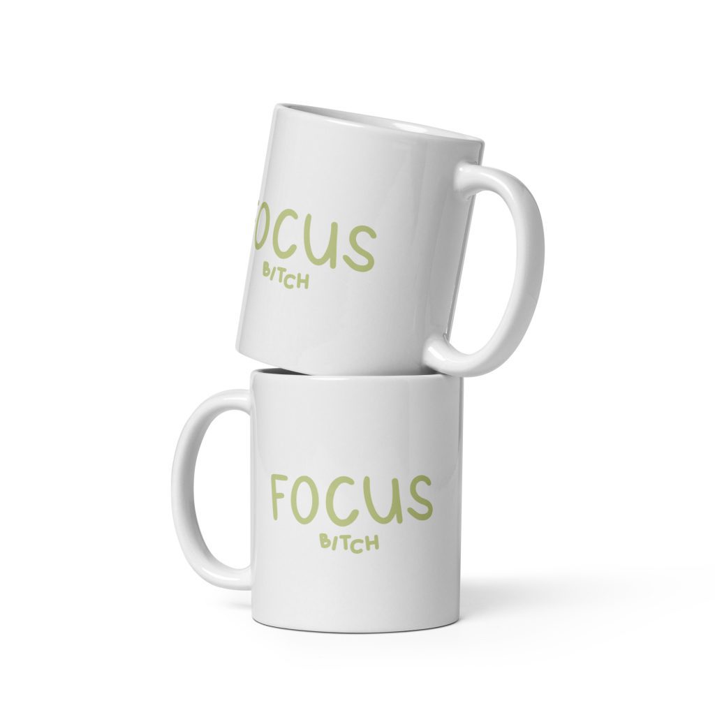Koffiemok - focus - groen